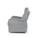 Sillón relax KASUMI manual, eléctrico o Power Lift, en gris claro, vista lateral