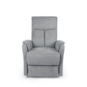 Sillón relax KASUMI manual, eléctrico o Power Lift, en gris claro, vista de frente
