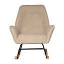 Mecedora COPENHAGEN, en beige, vista frontal