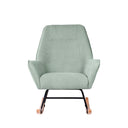 Mecedora COPENHAGEN, en menta, vista frontal