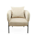Butaca AGADIR, en beige, vista frontal