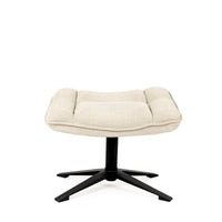 Reposapiés BOLONIA con base de aspas y asiento acolchado