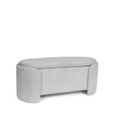 Banqueta Bernice, en gris