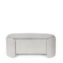 Banqueta Bernice, en gris