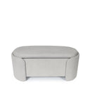 Banqueta Bernice, en gris
