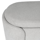 Banqueta Bernice, en gris