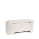 Banqueta Bernice, en beige