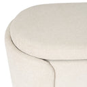 Banqueta Bernice, en beige