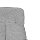 Butaca giratoria LYNN de respaldo alto, en gris, detalle de la base