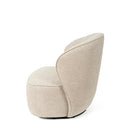Butaca HAVANA, en beige, vista lateral
