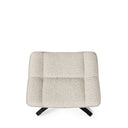 Reposapiés PARMA, en beige, vista cenital del asiento