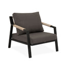 Conjunto de jardín MUSCAT con sofá, 2 sillones y mesa de centro porcelánica
