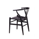 Silla ADA, en negro, vista lateral