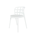 Silla GINA, en blanco, vista en perspectiva