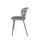 Silla GINA, en menta, vista lateral