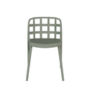Silla GINA, en menta, vista frontal