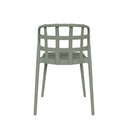 Silla GINA, en menta, vista trasera