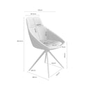 Croquis de medidas — Silla CELIA