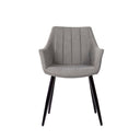 Silla FIONA, en gris claro, vista frontal