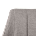 Silla FIONA, en gris claro, vista de conjunto