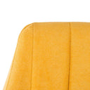 Silla FIONA, en mostaza, vista de conjunto