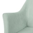 Silla FIONA, en menta, detalle del acabado