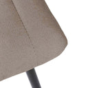 Silla XENA, en taupe, detalle del acabado