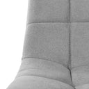 Silla BIMBA, en gris claro, vista frontal