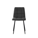 Silla BIMBA, en gris oscuro, vista frontal