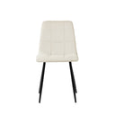Silla BIMBA, en beige, vista frontal