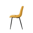 Silla BIMBA, en mostaza, vista lateral