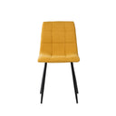 Silla BIMBA, en mostaza, vista frontal