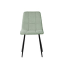 Silla BIMBA, en menta, vista frontal