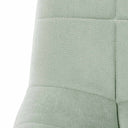Silla BIMBA, en menta, detalle del acabado