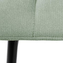 Silla BIMBA, en menta, detalle del acabado