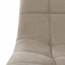 Silla BIMBA, en taupe, detalle del acabado