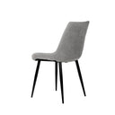 Silla MILA, en gris claro, vista lateral