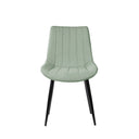 Silla MILA, en menta, vista frontal