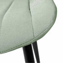 Silla MILA, en menta, detalle del acabado