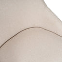 Silla AMELIE, en beige, detalle del acabado