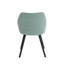 Silla LANNA, en menta, vista trasera