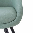 Silla LANNA, en menta, detalle del acabado