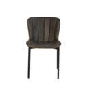 Silla MAYKA, en gris, vista frontal