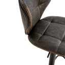 Taburete PIPER industrial en polipiel
