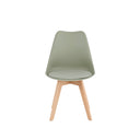 Silla KARINA, en menta, vista frontal