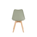 Silla KARINA, en menta, vista trasera