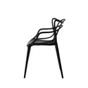 Silla VICTORIA, en negro, vista lateral