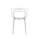 Silla VICTORIA, en blanco, vista trasera