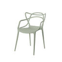 Silla VICTORIA, en menta, vista en perspectiva