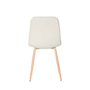Silla ILIANA, en beige, vista trasera